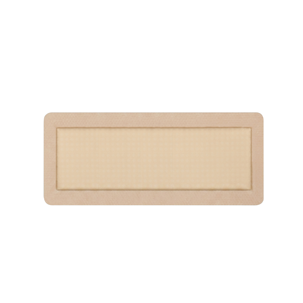 30x10cm dlhý obdĺžnikový silikónový lemovaný penový obväz