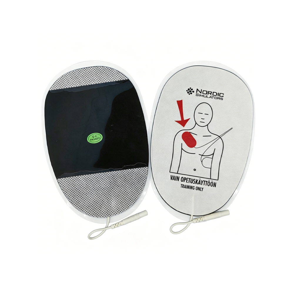Elektródové podložky defibrilátora na nácvik KPR (iba na cvičenie)