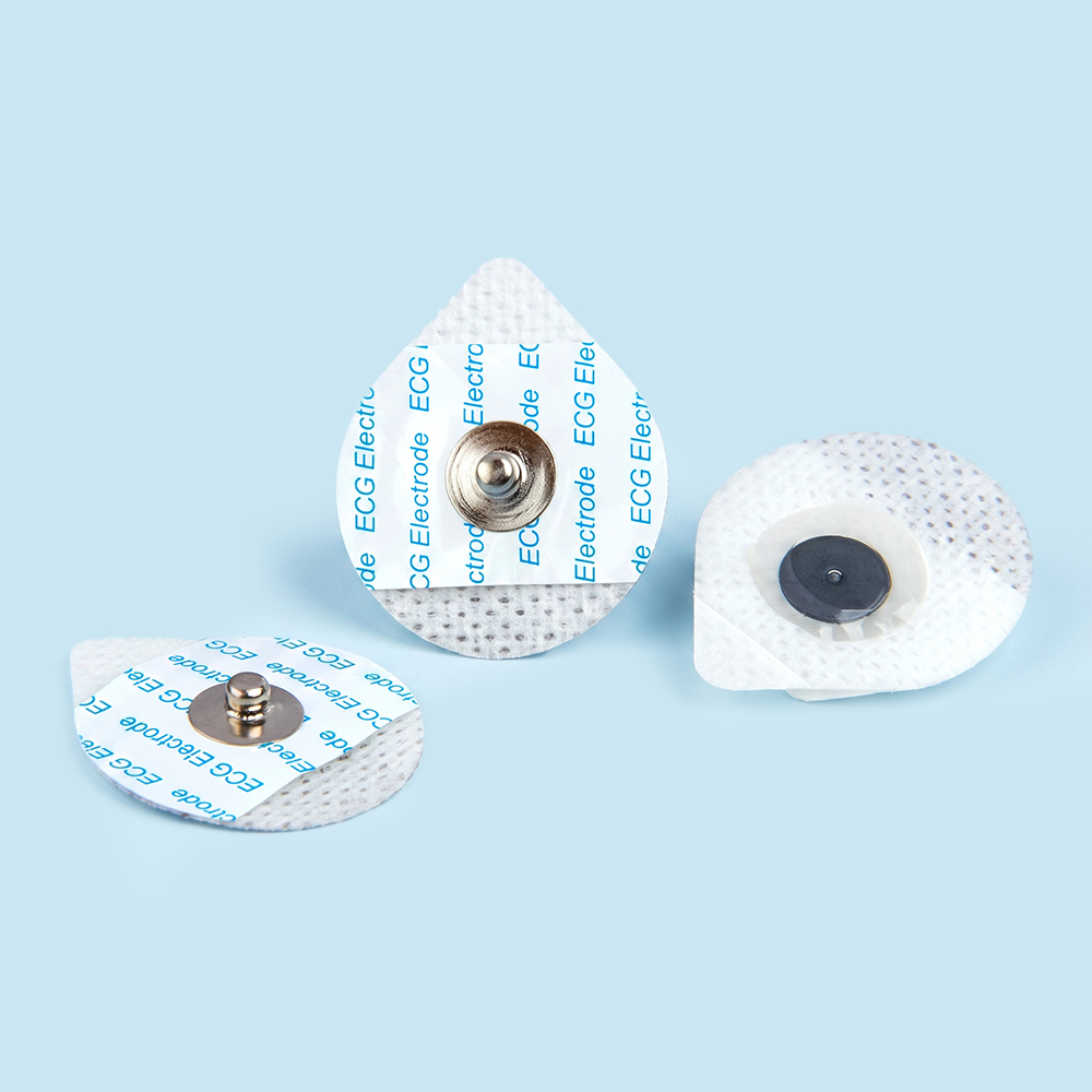 26 * 42 mm Jednorazové netkané EKG elektródy slza