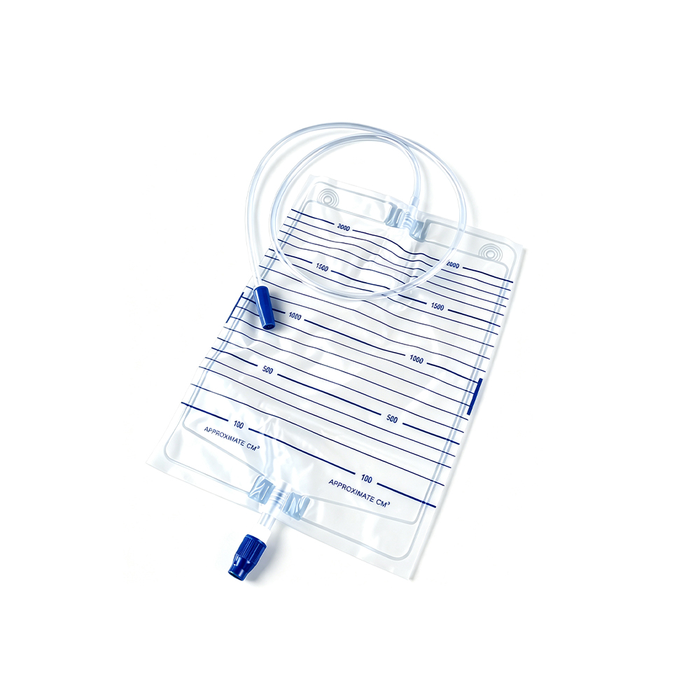 1 000 ml/1 500 ml/2 000 ml presné, nepriepustné dizajnové vrecúško na moč so skrutkovacím ventilom